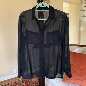 Long sleeve see through